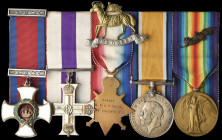 The Remarkable Great War D.S.O. and M.C. Group of 5 awarded to Captain Charles John Murray Paige, 11th Battalion, The Queen’s (Royal West Surrey) Regi...
