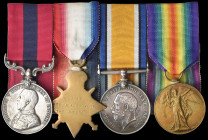 The Scarce ‘Mesopotamia’ D.C.M. Group of 4 awarded to Sergeant Joe A. Drowley, Machine Gun Corps, late ‘D’ Company, 1st/5th Battalion, The Queen’s (Ro...