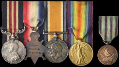 An Interesting Great War ‘Posthumous M.M.’ Group of 4 awarded to Sergeant Marcel Renaud, of ‘B’ Company, 1st Battalion, The Queen’s (Royal West Surrey...