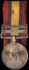 Queen’s South Africa, 1899-1902, 2nd type reverse with ghosted dates, 2 clasps, Cape Colony, Transvaal (7421 Pte G. Wright, Vl: Co. R. W. Sur: Regt.),...