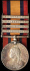 Queen’s South Africa, 1899-1902, third type reverse, 4 clasps, Cape Colony, Orange Free State, Johannesburg, Diamond Hill (1251 Pte T. A. Orchard. C.I...