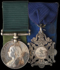 A Volunteer Long Service and ‘President’s Jewel 1892’ Shooting Prize Pair awarded to Colour-Sergeant G. Mansfield, 2nd Volunteer Battalion, The Queen’...