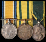 A Rare Great War Territorials Trio awarded to Private Charles J. Martin, 1st/4th Battalion, The Queen’s (Royal West Surrey) Regiment, comprising: Brit...