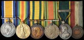 A Great War Territorials and WW2 Group of 6 awarded to Company Quartermaster Sergeant Frederick ‘Freddy’ William Baker, 1st/4th Battalion, The Queen’s...