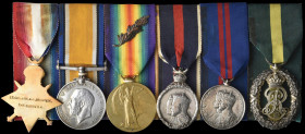 The Important Great War Group of 6 awarded to Colonel The Honourable Arthur Grenville Brodrick, who served as Commanding Officer of the 1st/5th Battal...