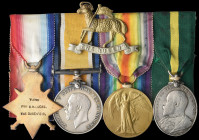 A Scarce Great War ‘Mesopotamia P.O.W.’ Casualty Group of 4 awarded to Private Albert Henry Lucas, 1st/5th Battalion, The Queen’s (Royal West Surrey) ...