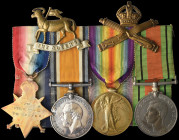 A Well-Documented Great War and WW2 Home Guard Group of 4 awarded to Sergeant Christopher John Brand, 1st/5th Battalion, The Queen’s (Royal West Surre...