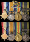 Two Great War and I.G.S. ‘Afghanistan N.W.F. 1919’ Groups of 4 awarded to Private H. W. Froome, and to Private M. Driscoll, 1st/5th Battalion, The Que...