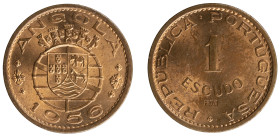 Angola Prova - 1 Escudo 1956 Prova Incusa
Angola Prova - 1 Escudo 1956 Prova Incusa, Soberba, A.G:E4.02, 8,00gr, Bronze