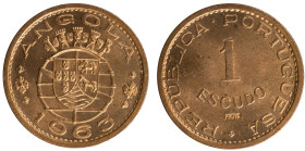 Angola Prova - 1 Escudo 1963 Prova Incusa
Angola Prova - 1 Escudo 1963 Prova Incusa, Soberba, A.G:E4.03, 8,00gr, Bronze
