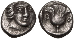 Rhodos, Rhodes, AR Hemidrachm