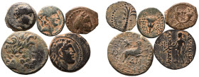 Various Cities, Various Rulers Æ 5 x Various Denominations