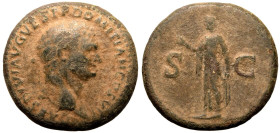 Domitian (Caesar) Æ Sestertius