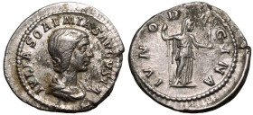 Julia Soaemias (mother of Elagabalus) AR Denarius
