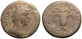 Lydia, Apollonis, Pseudo-autonomous issue Æ20