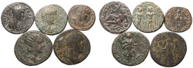 Various Cities, Various Emperors/Empresses Æ 5 x Various Denominations