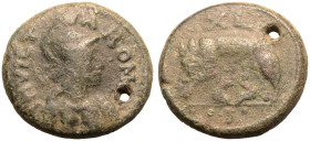 Ostrogoths, Municipal coinage of Rome Æ 40 Nummi