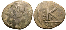 Justinian I Æ 20 Nummi