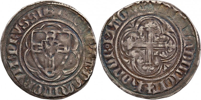 Teutonic Order. Winrych von Kniprode (1351-1382). Półskojec, Torun 
MONETA DOMI...
