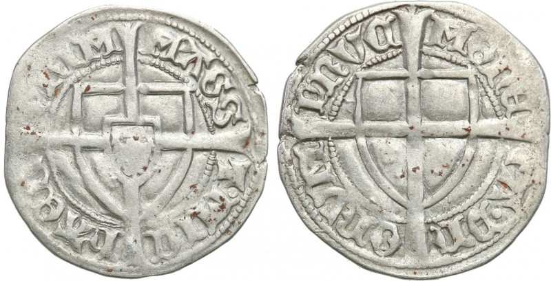 Teutonic Order. Michał I Küchmeister von Sternberg. (1414-1422). Schilling (szel...
