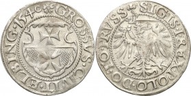 Sigismund I the Old. Grosz 1540, Elbing 
Bardzo ładny egzemplarz. Minimalnie niedobity awers, piękny rewers.Kopicki 7086
Waga/Weight: 2,01 g Ag Meta...