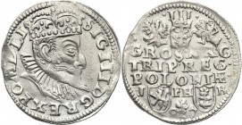 Sigismund III Vasa . Trojak (3 grosze) 1597, Poznan 
Odmiana z tytulaturą SIG III na awersie. Końcówka LI.Połysk, minimalne niedobicie. Bardzo ładny ...