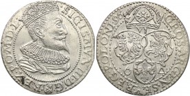 Sigismund III Vasa . Szostak (6 groszy) 1596, Malbork 
Odmiana z małą głową króla.Wspaniale zachowany egzemplarz, intensywny połysk menniczy. Rzadka ...