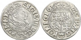 Sigismund III Vasa . Trzykrucierzówka (3 krzucierz) 1616, Cracow 
Herb Awdaniec na rewersie monety.Dobre detale, resztki połysku.Kopicki 888 (R1)
Wa...