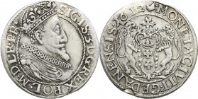 Sigismund III Vasa . Ort (18 groszy) 1612, Gdansk / Danzig - RARE R3 
Aw.: Popiersie króla w prawo, w koronie, w zbroi i w krezie. W otoku: SIGIS 3 D...