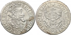 Sigismund III Vasa . Ort (18 groszy) 1615, Gdansk / Danzig - RARE R3 
Aw.: Popiersie króla w koronie, zbroi i w krezie. W otoku: SIGIS 3 D G REX POL ...