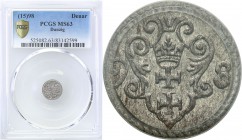 Sigismund III Vasa . Denar 1598, Gdansk / Danzig PCGS MS63 (MAX) 
Najwyższa gradingowa nota na świecie.Idealnie zachowany egzemplarz. Rzadszy rocznik...