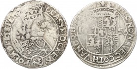 John II Casimir . Ort (18 groszy) 1656, Lviv 
Aw.: Popiersie króla w prawo, w koronie i zbroi. Na piersi Order Złotego Runa. Po bokach nominał 1-8. U...