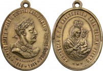 Medal 1883 - 200 years of the Battle of Vienna 
Połączony z rewersem medalu koronacji obrazu Matki Boskiej na Piasku.Bardzo dobry stan zachowania prz...