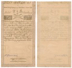 The Kociuszko Insurrection 25 zlotych 1794 seria C 
25 złotych polskich 8.06.1794, seria C, numeracja 31364, bez znaku wodnego. Podpisy P. Grozmani i...