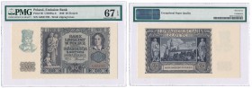 20 zlotych 1940 seria A PMG 67 EPQ 
Wyśmienicie zachowany banknot w gradingu PMG 67 z dopiskiem EPQ - wyjątkowa jakość papieru. Rzadka pozycja w tak ...