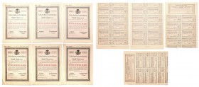 Germany, Gera (Reuss). Bond miejska 5.000 marek 1923, group 12 pieces 
Bardzo dobry stan zachowania. Zastaw 12 obligacji.
Waga/Weight: Metal: Średni...