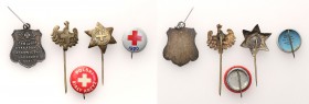 II RP / Poland. Buttons and pendants PCK, group 5 pieces 
Przedmioty w bardzo dobrym stanie zachowania
Waga/Weight: Metal: Średnica/diameter: 
Stan...