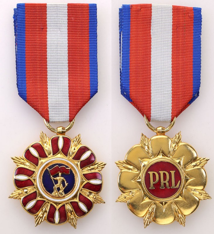 PRL. Order of People's Poland Builders 
Najwyższe odznaczenie państwowe z lat R...