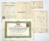 ID card and diploma to the Memorial Badge of the Wielkopolska Army 
W skład zestawu wchodzą:- legitymacja i dyplom do tej odznaki pamiątkowej Wojsk W...