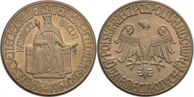 PRL. PROBA / PATTERN Copper-Nickel 10 zlotych 1964 Kazimierz Wielki (no description PROBA / PATTERN) 
Odmiana bez napisu próba. Idealnie zachowana mo...