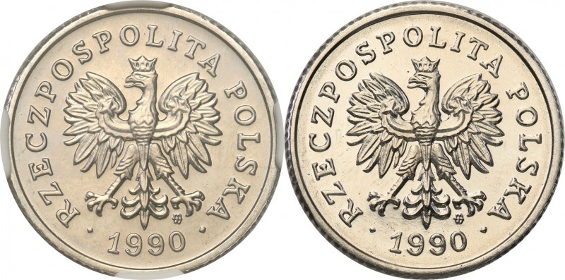 III RP. PROBA / PATTERN Nickel 50 groszy 1990 
Piękny, menniczy egzemplarz.Fisc...