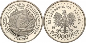 III RP. PROBA / PATTERN Nickel 200.000 zlotych 1994 200 rocznica Powstania Kościuszkowskiego 
Piękny egzemplarz.Fischer P 426
Waga/Weight: 16.48 g N...