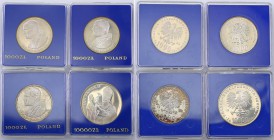 PRL. 1000-10.000 zlotych 1983-1987 John Paul II, group 4 coins 
Patyna, połysk.
Waga/Weight: Ag Metal: Średnica/diameter: 
Stan zachowania/conditio...