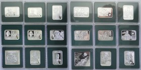 III RP. 20 zlotych 2002-2011, group 9 pieces 
Monety w menniczym stanie zachowania w oryginalnych pudełkach. Zestaw 9 sztuk.
Waga/Weight: 9 x 28,28 ...