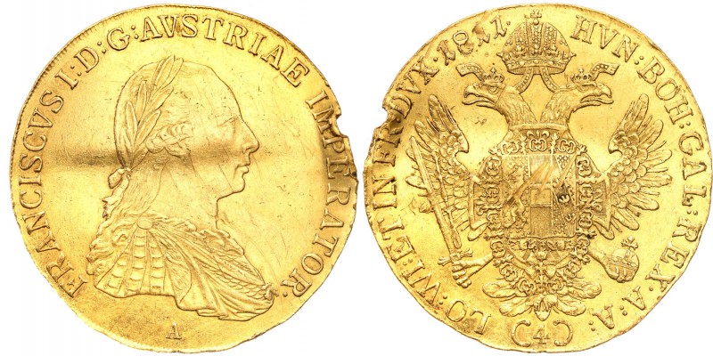 Austria
Austria. Franciszek I. (1804-1835). 4 ducat (Ducat (Dukat)en) 1811 A, W...