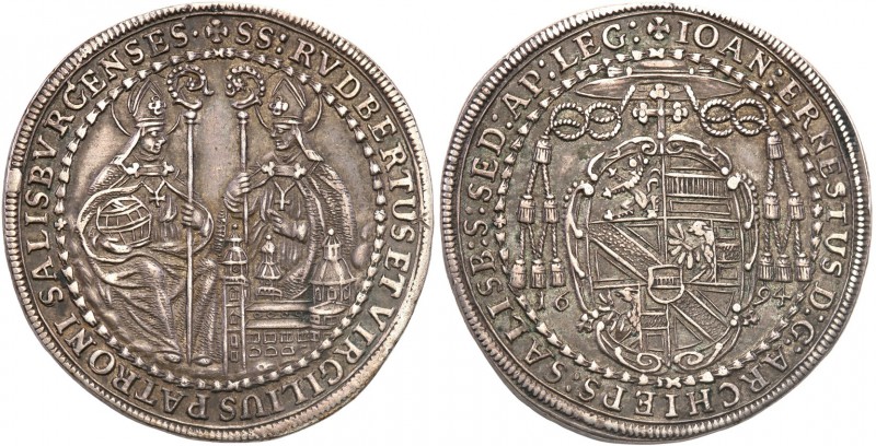 Austria
Austria, Salzburg. 1/2 Taler (Thaler) (półTaler (Thaler) 1694 
Wiekowa...