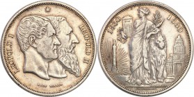 Belgium
Belgium. Leopold II. 5 francs 1880 
50-lecie królestwa Belgii.Patyna, resztki połysku. Rzadsza moneta.KM M8
Waga/Weight: 24,90 g Ag Metal: ...