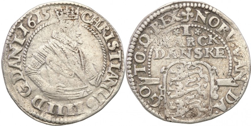 Denmark
Dania. Christian IV (1588-1648). 1 marka 1615, Kopenhaga 
Czytelny egz...