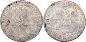 France
France. Ludwig XIV. Ecu 1704 
Wyraźne detale, szara patyna. Ładnie zachowana moneta, podwójnie uderzona.
Waga/Weight: 26,94 g Ag Metal: Śred...