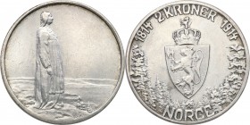 Norway
Norwegia. 2 kroner 1914, Konstytucja, Kongsberg 
Patyna.KM 377
Waga/Weight: 14,95 g Ag Metal: Średnica/diameter: 
Stan zachowania/condition...